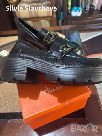 НОВИ-обувки еко кожа, снимка 3 - Дамски ежедневни обувки - 54245613