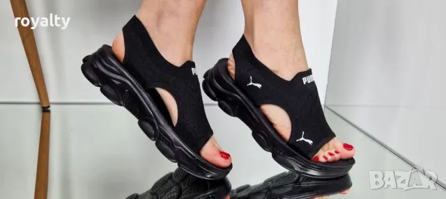 Puma дамски черни сандали , снимка 6 - Сандали - 50394134