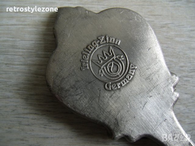 № 6190 малка колекция - 8 броя лъжици - zinn   - серия от 1981 до 1988  , снимка 7 - Други ценни предмети - 36614055