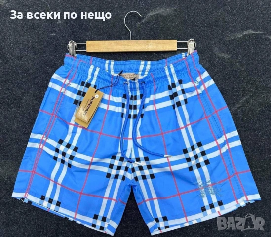Burberry Сини Мъжки Плажни Шорти🩳Плувни Шорти🩳Мъжки Бански Код Mens P.184