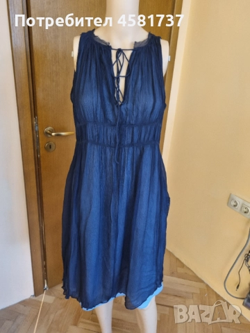 Копринена рокля Stefanel, снимка 3 - Рокли - 51666899