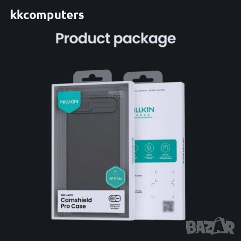 Apple iPhone 16e Удароустойчив NILLKIN CamShield Калъф и Протектор, снимка 11 - Калъфи, кейсове - 52674427