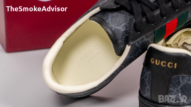 Обувки Gucci Ace sneaker with Web, снимка 7 - Маратонки - 52299275