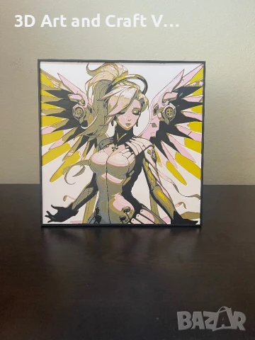 Релефна картина Mercy – Overwatch