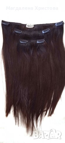 Естествена коса на треси 150 гр., снимка 4 - Аксесоари за коса - 38172231
