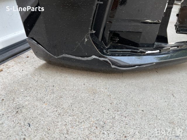 Предна броня с решетка ЧЕРНА S-line Audi S4 B9.5 Facelift Ауди С4 Б9.5, снимка 3 - Части - 42805124