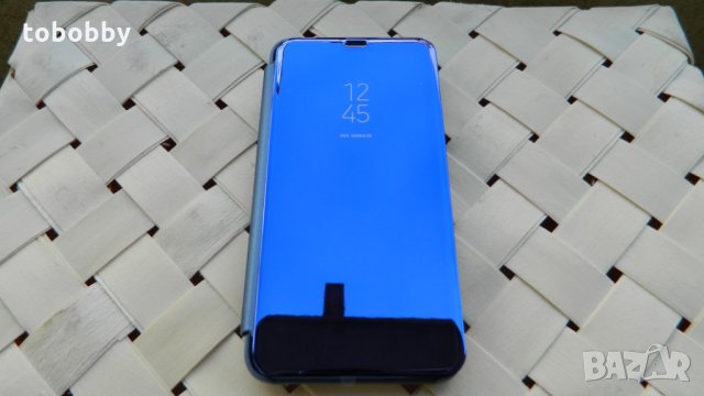 Samsung Galaxy A10/М10 Mirror Flip Cover case, калъф за Самсунг А10/М10