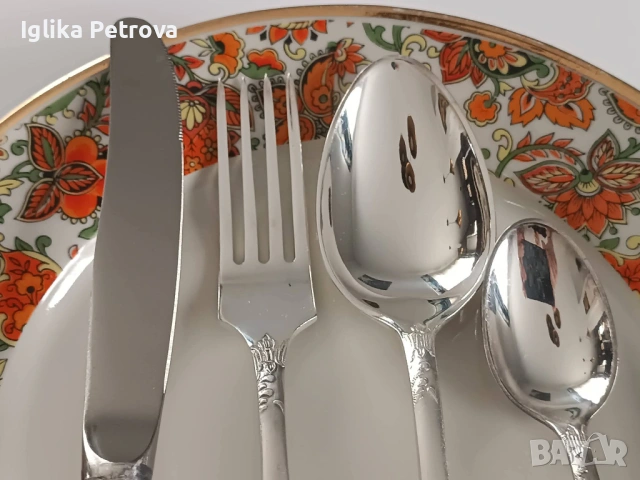 Нови,посребрени,руски прибори, снимка 5 - Антикварни и старинни предмети - 53023623