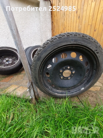 зимни гуми с железни джанти за BMW