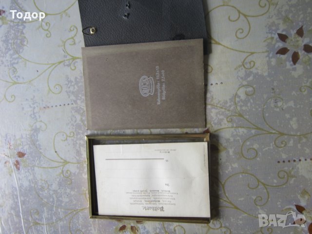 Стара картина картичка бронзова рамка 1910, снимка 5 - Картини - 29170726