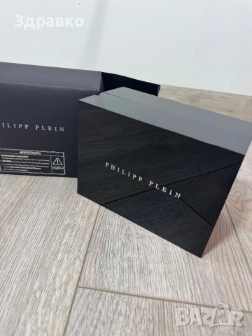 Оригинален мъжки часовник Philipp Plein – златист, закупен от Farfetch, снимка 5 - Мъжки - 54077284