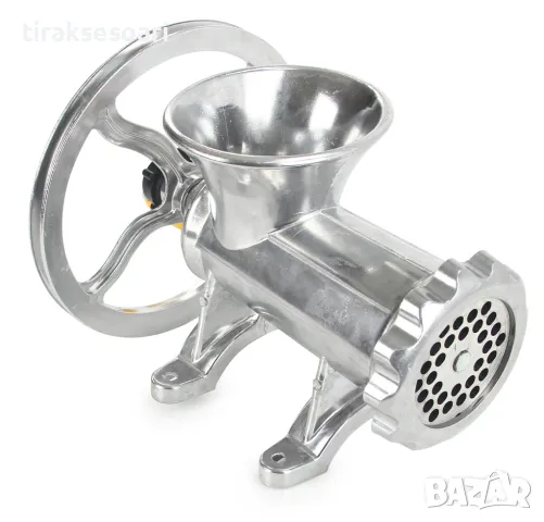 Полска Ръчна Месомелачка №22 алуминиева MAR-POL, снимка 2 - Месомелачки - 49349497