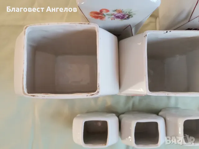 Порцеланови бурканчета за подправки , снимка 8 - Антикварни и старинни предмети - 49798691