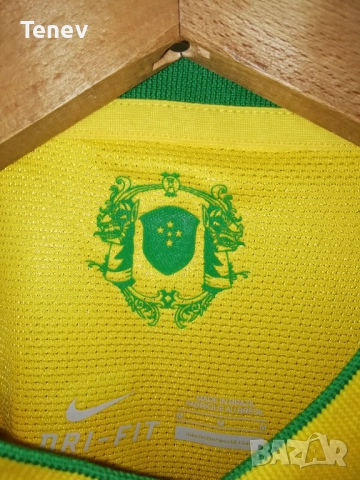 Brazil Ronaldinho 2012 2013 Home Nike Football Роналдиньо Бразилия оригинална тениска фланелка , снимка 6 - Тениски - 52940157