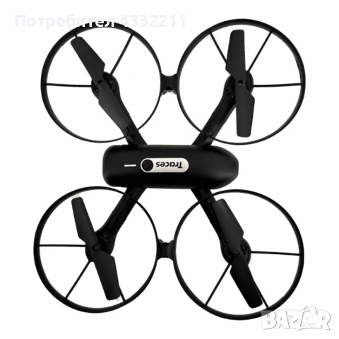 Дрон с жестово управление и Wi-Fi камера – Traces, снимка 2 - Дронове и аксесоари - 51103053