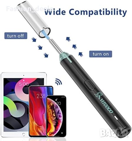 Нова 1920P HD Камера за Почистване на Уши VITCOCO с 6 LED светлини", снимка 2 - Други - 42702028