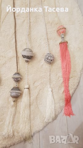 Пискюли за пердета, ръчно изработени, снимка 3 - Декорация за дома - 37768364