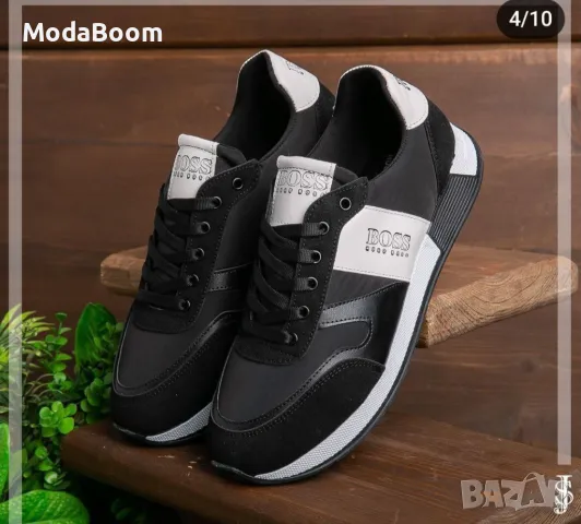 Hugo Boss мъжки маратонки Два цвята , снимка 4 - Маратонки - 48437343