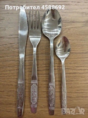 Комплект прибори 24 части, снимка 2 - Прибори за хранене, готвене и сервиране - 53064705