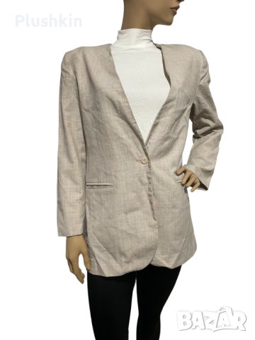 Дамско ленено сако М - употребявано, снимка 1