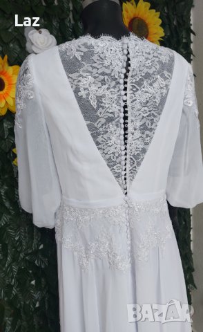 сватбена булчинска рокля подходяща и за бременни, снимка 7 - Сватбени рокли - 39832194