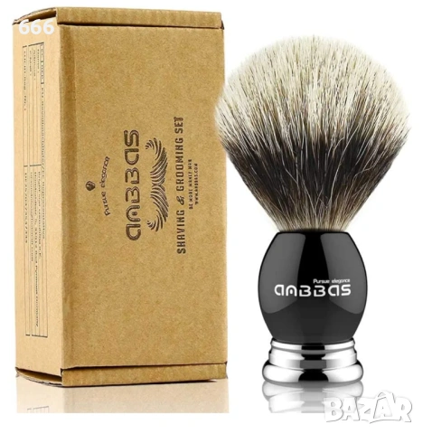 Четка за бръснене Anbbas Silvertip Badger, снимка 2 - Други стоки за дома - 54030977