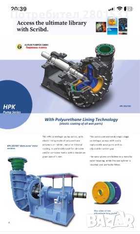 Шламова помпа Habermann, снимка 7 - Водни помпи - 30848358