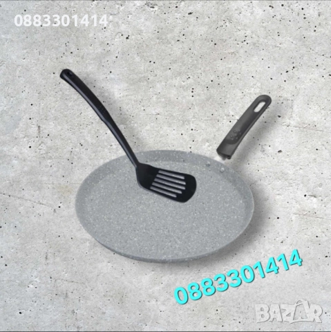 Тиган за палачинки Различни размери с подарък шпатула , снимка 3 - Съдове за готвене - 51990287