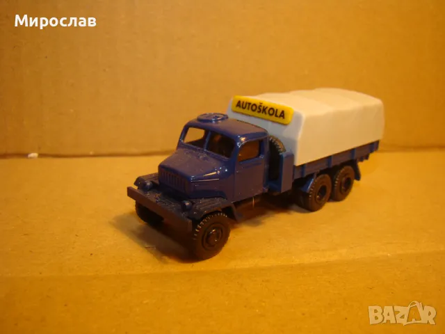 IGRA?? H0 1/87 PRAGA КАМИОН МОДЕЛ КОЛИЧКА ВЛЕКАЧ, снимка 5 - Колекции - 48603575