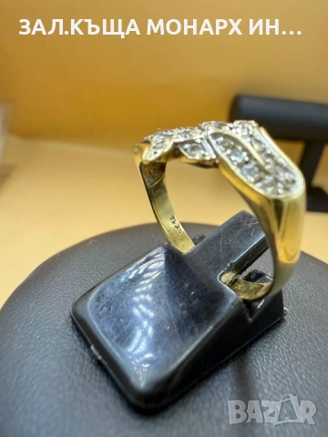 Златен пръстен /585/, снимка 4 - Пръстени - 51954731