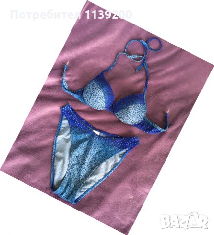 Бански S М 70-75В Agua Loca HM зелен Glück син Morgan розов две части, снимка 10 - Бански костюми - 29938693