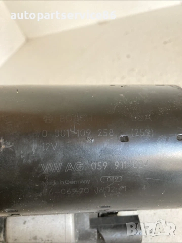 Стартерен мотор за Volkswagen Phaeton 3.0 TDI (2008) 059911024, снимка 2 - Части - 54164326