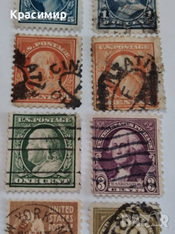 Винтидж ПОЩЕНСКИ марки САЩ , снимка 9 - Филателия - 53085434