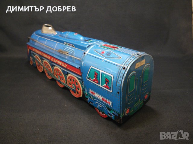 СТАРА РЕТРО СОЦ ЛАМАРИНЕНА ИГРАЧКА ЛОКОМОТИВ CHINA, снимка 4 - Антикварни и старинни предмети - 40788496