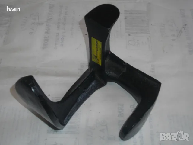 НОВА НЕМСКА ОРИГИНАЛНА ТРИСТРАННА НАКОВАЛНЯ 170мм/2,2 кг ТИП ОБУЩАРСКА СТАРО КАЧЕСТВО, снимка 2 - Други инструменти - 48269446