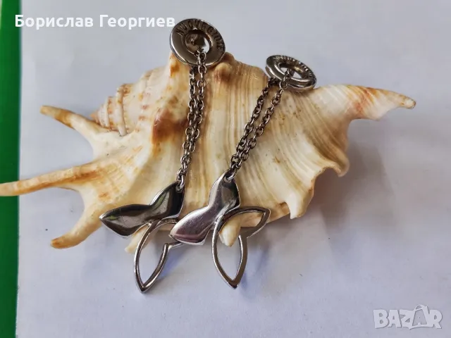 Сребърен комплект гривна с обеци Nuove Gioie, снимка 7 - Гривни - 49560739