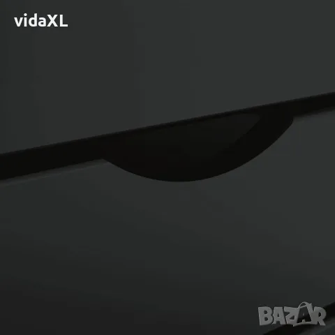 vidaXL Подвижен шкаф с чекмеджета "MOSS" Черно масивно дърво бор, снимка 7 - Шкафове - 56147542
