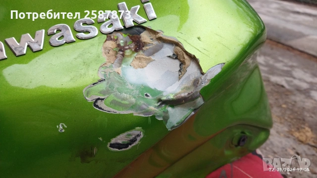 Резервоар за Kawasaki Z750 2007-2012, снимка 6 - Части - 53937147
