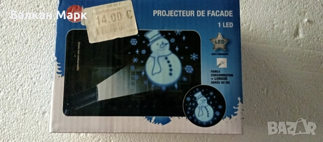 🎄✨ Коледен фасаден LED прожектор – създай празнично настроение у дома! ✨🎄, снимка 6 - Други - 52085302