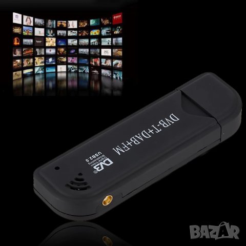 ТВ тунер за цифрова телевизия, цифров TV тунер за лаптоп, компютър, антена, USB, DVB-T, DAB FM радио, снимка 6 - Приемници и антени - 34375369