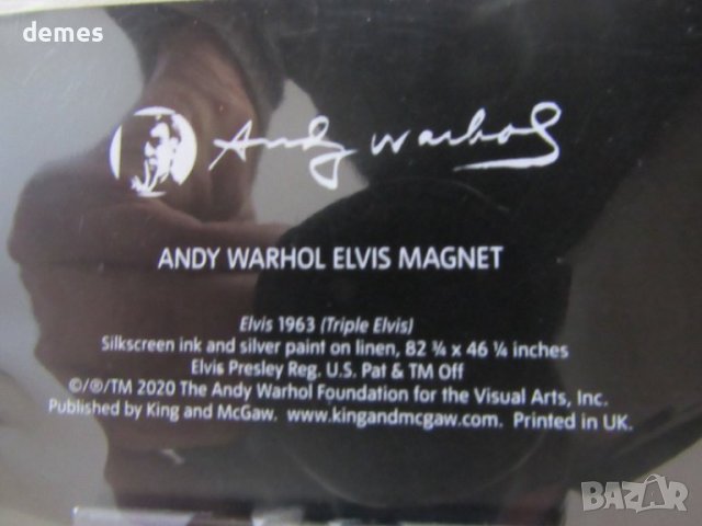 Метален магнит от Лондон-Елвис Пресли, Великобритания-, снимка 4 - Колекции - 44329614