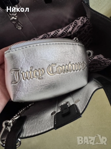 Черна чанта Juicy Couture, снимка 3 - Чанти - 55858648