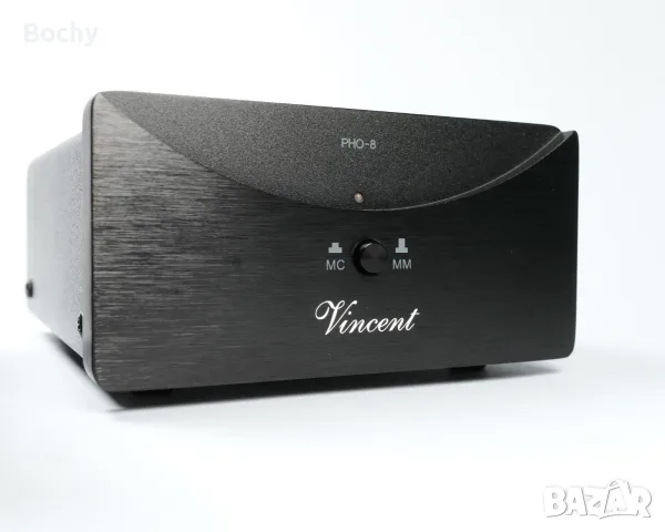 Vincent PHO-8, PHO-8S, phono preamp, MM/MC, фоно предусилвател, Hi-Fi, черен, снимка 2 - Ресийвъри, усилватели, смесителни пултове - 56222558