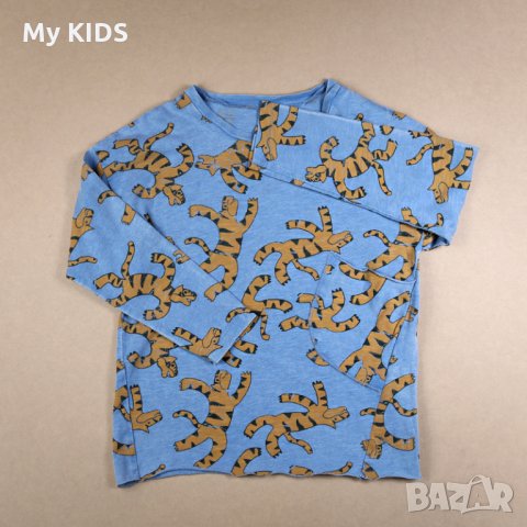детска блуза Zara със супер тигри 3-6 68 6-9 74 9-12 80 12-18 86 18-24 92, снимка 1 - Бебешки блузки - 30229408