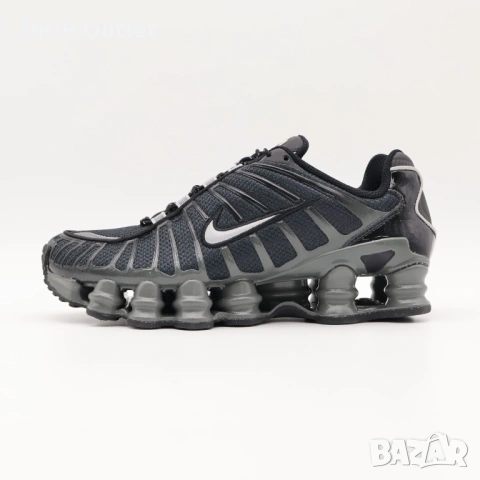!НОВИ! Nike Shox TL | Black/Grey | + КУТИЯ, снимка 2 - Маратонки - 54167924