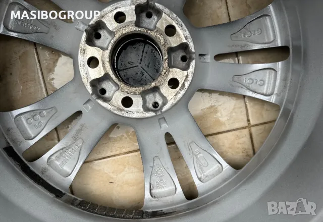 Алуминиеви джанти 7,5Jx18” за Мерцедес Mercedes със зимни гуми 245/40/18”  245/45/18”, снимка 12 - Гуми и джанти - 49405775