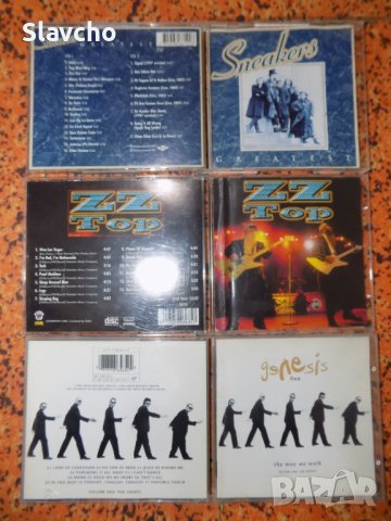Дискове на - Sneakers – Greatest 1997/ZZ TOP-best/ Genesis - Live / The Way We Walk , снимка 5 - CD дискове - 40713085