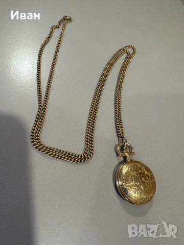 Швейцарски джобен часовник, снимка 2 - Джобни - 53933316