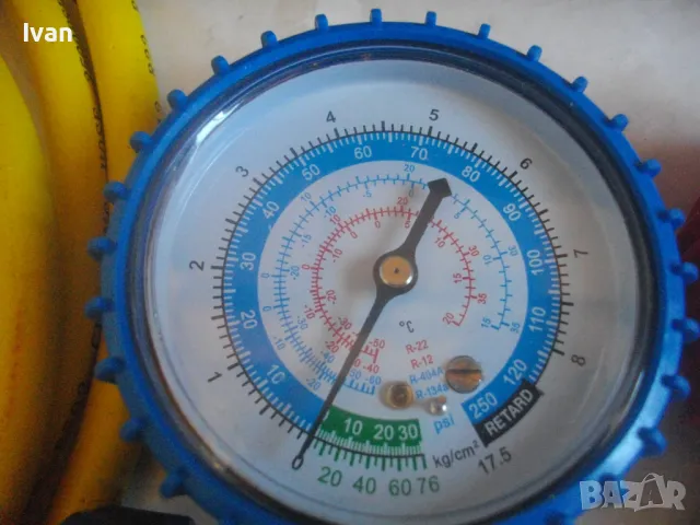 НОВ Комплект МАНОМЕТРИ ЗА ЗАРЕЖДАНЕ С ФРЕОН на автоклиматици проверка и тест МАНОМЕТРИЧЕН БЛОК , снимка 4 - Други инструменти - 47614114