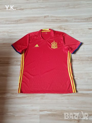 Оригинална мъжка тениска Adidas Climacool x Spain F.C. / Season 16 (Home), снимка 1 - Тениски - 40410870